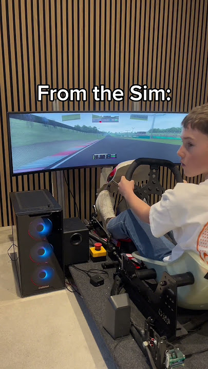 From the sim to real life 🏎️🔥 #karting #racing #gokart #formula1 #kart #race #motorsport