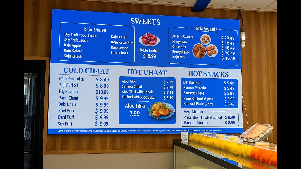 P1.86 Indoor LED Screen For Restaurant Installed at USA #LEDSCREEN #USA ...