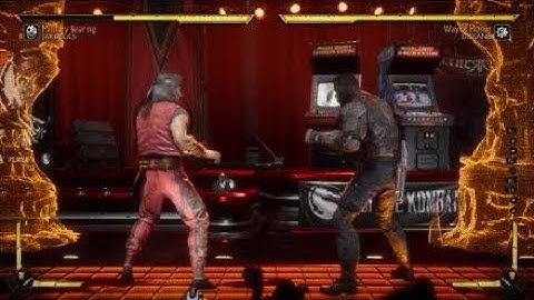 WAVEDASH DRILL: Practicing movement with Liu Kang in MK11