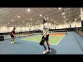Competitive 4.5 Pickleball Game. Strong Dinks, Drives, Counters and Drops. Dan/Sven vs Sam/Ian 2
