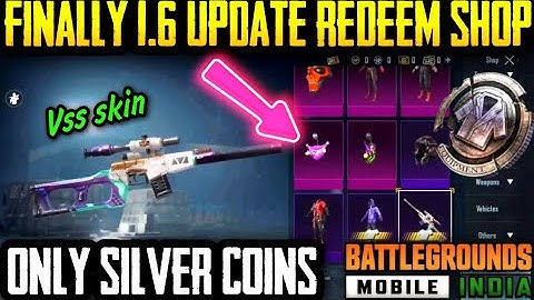🔥Finally Bgmi 1.6 update Redeem shop is here | 1.6 update | Tamil Today Gaming