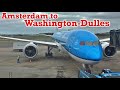 Full Flight: KLM Royal Dutch Airlines B787-9 Amsterdam to Washington-Dulles (AMS-IAD)