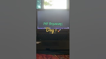 Day 1 of learning php 🚀💪🏻 #codingchallange #scratchcoding #challenge #codingdays #music #artist