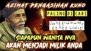 AZIMAT PENGASIHAN || SANGAT KERAS ‼️ AZIMAT PENUNDUK [ PEMIKAT WANITA PALING AMPUH