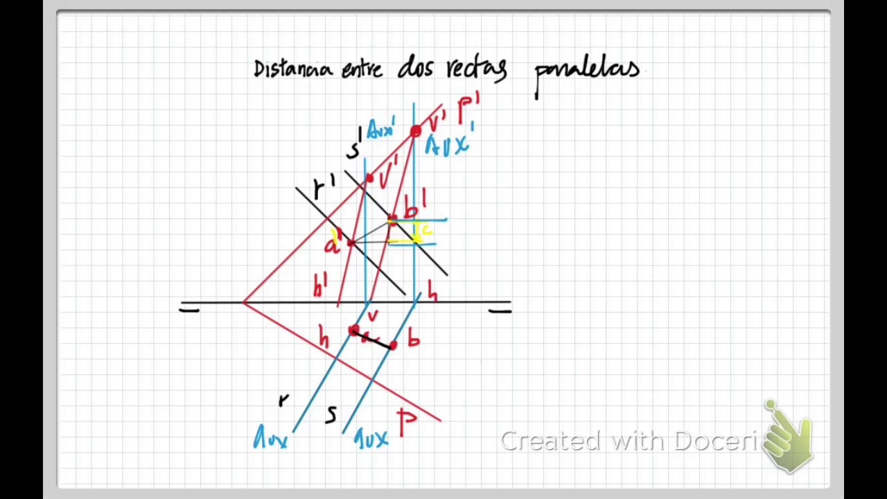 Distancia Entre Dos Rectas Paralelas - YouTube