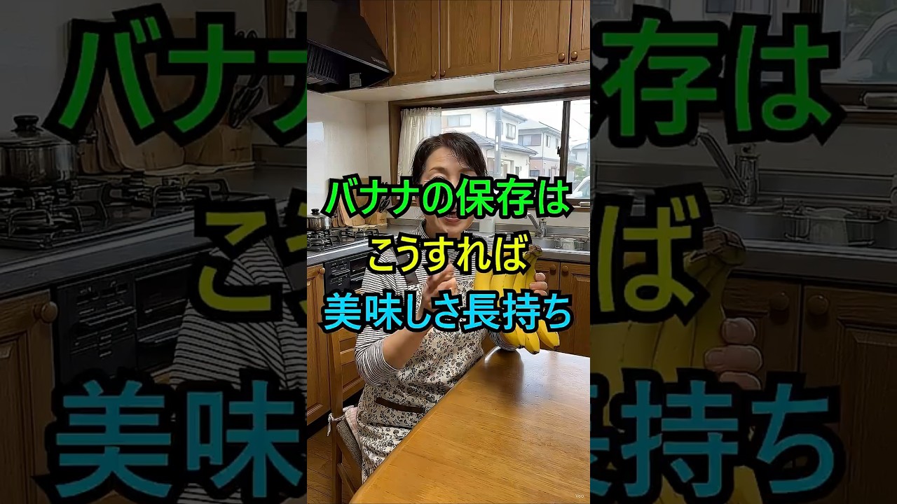 バナナの保存は必ずこうやって！