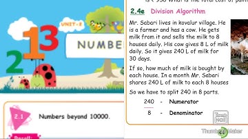 5th Std Maths - Term 1 - Unit 2 - Numbers - Division