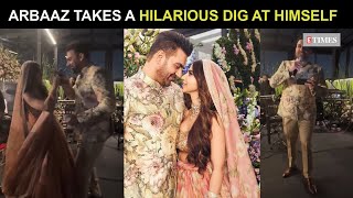 Watch: Arbaaz Khan sings 'Tere Mast Mast Do Nain' for wife Sshura Khan at their wedding