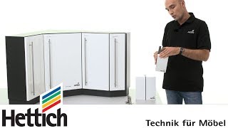 Конструирование мебели: накладная навеска дверей с петлями Hettich Конструирование мебели: накладная навеска дверей с петлями Hettich