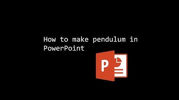 How to make pendulum in PowerPoint