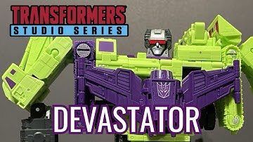 Transformers Studio Series 86 Devastator Stop Motion 