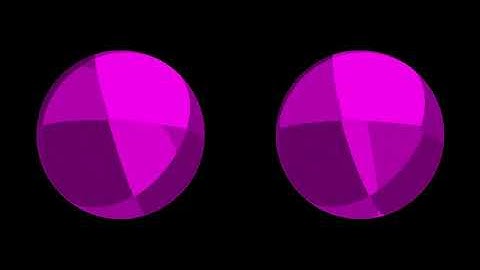 Hypersphere-3d. Rotation in four-dimensional space. 4D. Fourth dimension. Hyperspace.