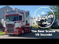 The Best Scania V8 Open Pipe Sounds! | Klapper Compilatie #8