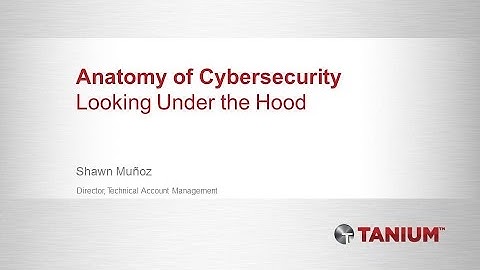 CSS2015: Session 25 Tanium  - Time matters with Threat Detection and Incident Response