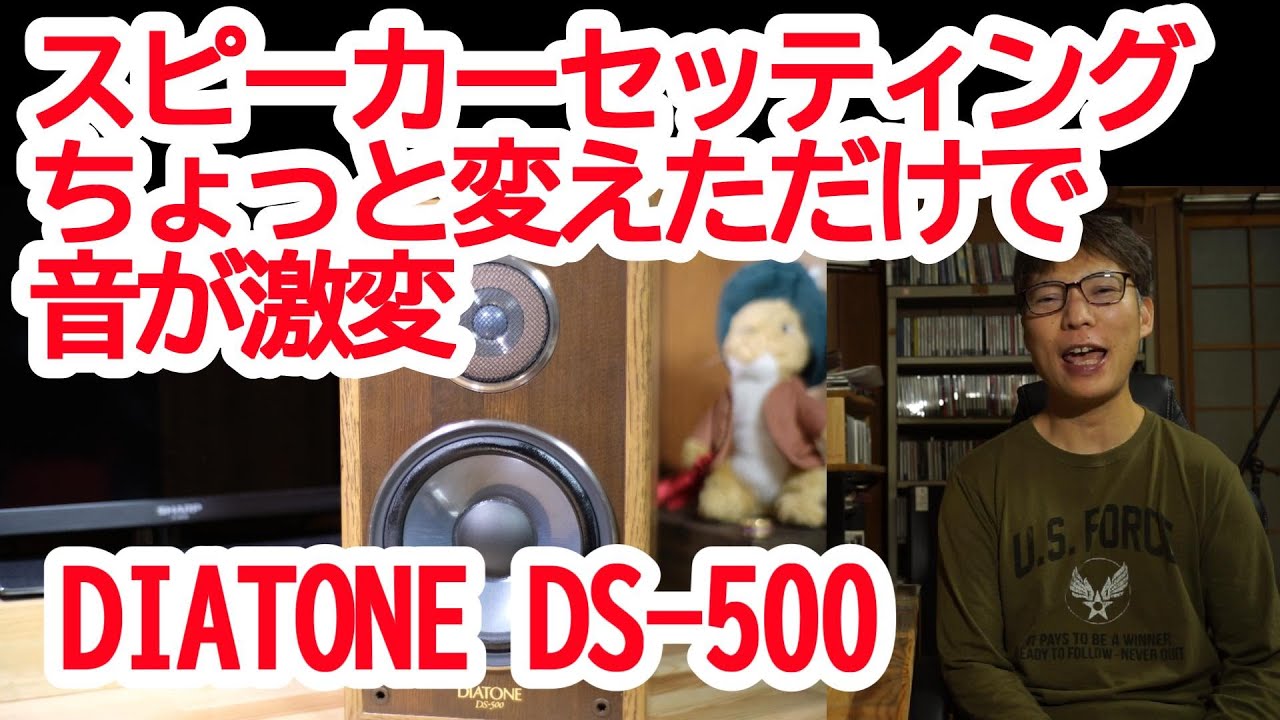 Diatone DS-500 Speaker: A slight change in settings dramatically