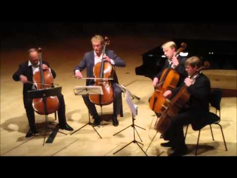 Copenhagen Cello Quartet performs W. Fitzenhagen's Conzertwalzer