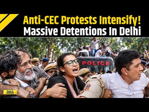 ECI News: 'Thrown Like A Football..' Delhi Police's Massive Crackdown As Anti-CEC Protests Intensify