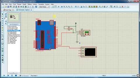 Waterproof Temperature sensor DS18B20 Simulation with arduino Proteus