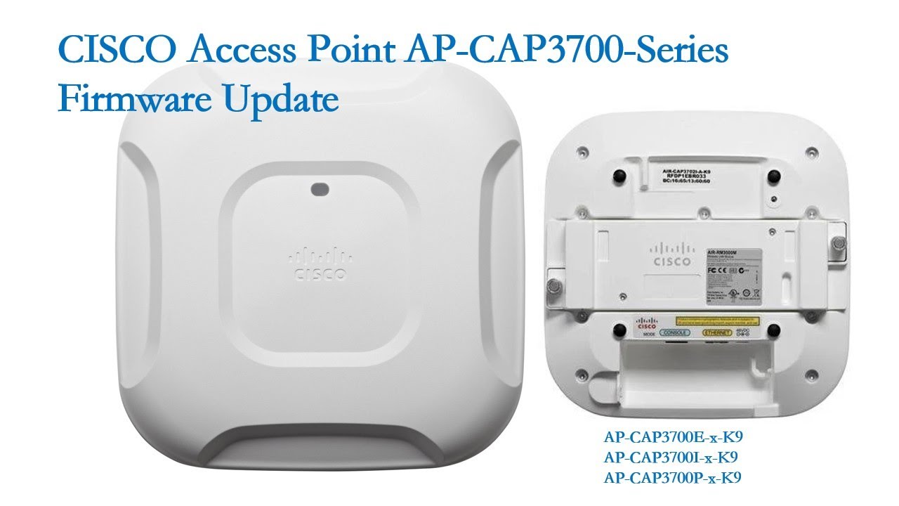 FactoryReset FirmwareSoftware update in Cisco AP3702i 3702E 3700 ...