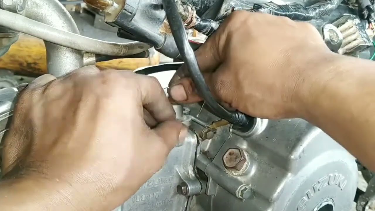 Cara akali tonjokan tahanan rantai tensioner suzuki smash, soghun sp125 