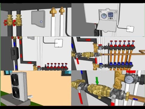 Vidéo: Pompe pour chauffage au sol : description et caractéristiques de raccordement