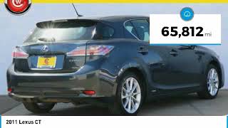 2011 Lexus CT San Luis Obispo CA LB17460A