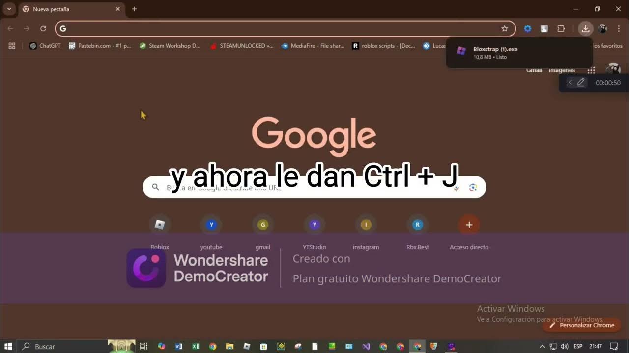 Como descargar bloxtrap para pc 2025 youtube