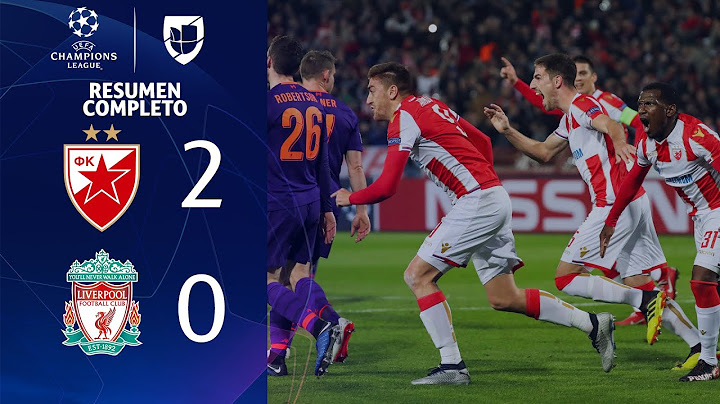 Estrella Roja 2-0 Liverpool - GOLES Y RESUMEN - Grupo C - UEFA Champions League