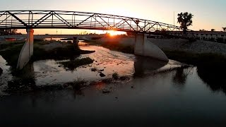 FPV Flight of a Wltoys V303 Seeker Quadcopter over the Santa Ana Riverbed