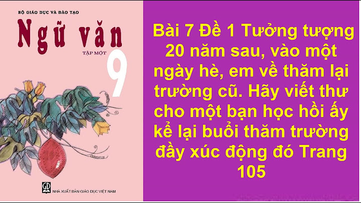 Bài văn bạn gửi đi tu về thăm trường năm 2024