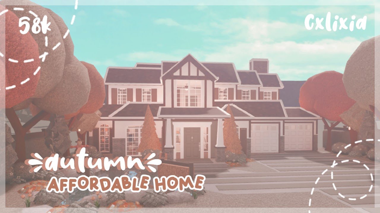 autumn bloxburg house build🎃 on m  channel! ✰ : marliina ✰ # bloxburg #welcometobloxburg #bloxburgbuild #bloxburghouse…