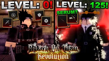Starting From Level 0 With OP Perks In Roblox Attack On Titan Revolution... Here