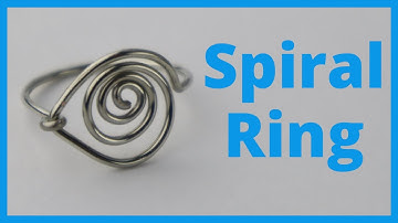 DIY Spiral Ring: Day 1 of 10-Day Wire Ring Making Challenge