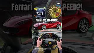 @Ferrari 812 Superfast TOP SPEED?! #autobahn #nospeedlimit