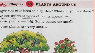 1st standard EVS chapter number 18 plant around us explaining English to Hindi