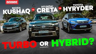 2024 Hyundai Creta vs Toyota Hyryder vs Skoda Kushaq comparison review - is the hype real?| @odmag screenshot 2
