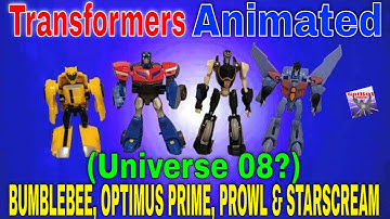 Transformers Animated (Universe 08?) Legends Class 4- in 1 Review - GotBot True Review NUMBER 1105