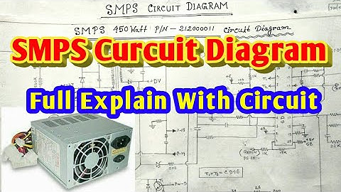 SMPS ATX Circuit Diagram With Explain | Computer Power Supply | SMPS | Technical Presentation