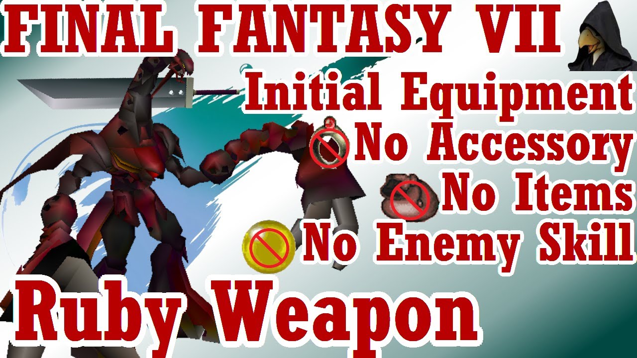 Ruby Weapon - Final Fantasy VII - IENANINES - No KotR - YouTube