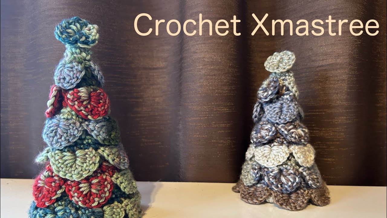 How to Crochet a Christmas Tree with a Ball of Yarn (Crochet