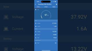 Victron 30A MPPT Charge Controller App