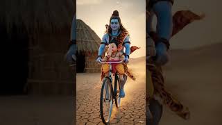 🚲 Har Har Mahadev 🔱 Bhole Nath Cycle Ride With Ganesh Ji 🙏 | Divine Ride Status #mahadev