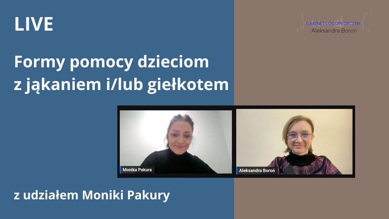 Live Formy pomocy dzieciom z jąkaniem