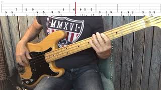 Video thumbnail of ""Because" - Dave Clark Five - Bass Cover (tab & lyrics) FRANKS BASS COVERS"