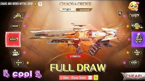 Opening Mythic Oden Full Draw | Chaos and Order Mythic Redux | COD Mobile