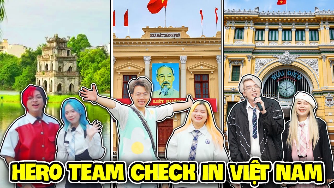 THỬ THÁCH BẤT NGỜ - HERO TEAM & HÀNH TRÌNH CHECK IN VIỆT NAM BẤT ỔN