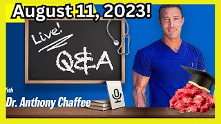 🔴Understanding The Carnivore Diet with Dr Anthony Chaffee | LIVE Q&A