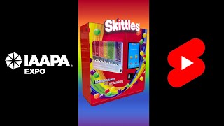 Skittles vending machine at IAAPA Orlando 2022 choose your flavor mix #shorts