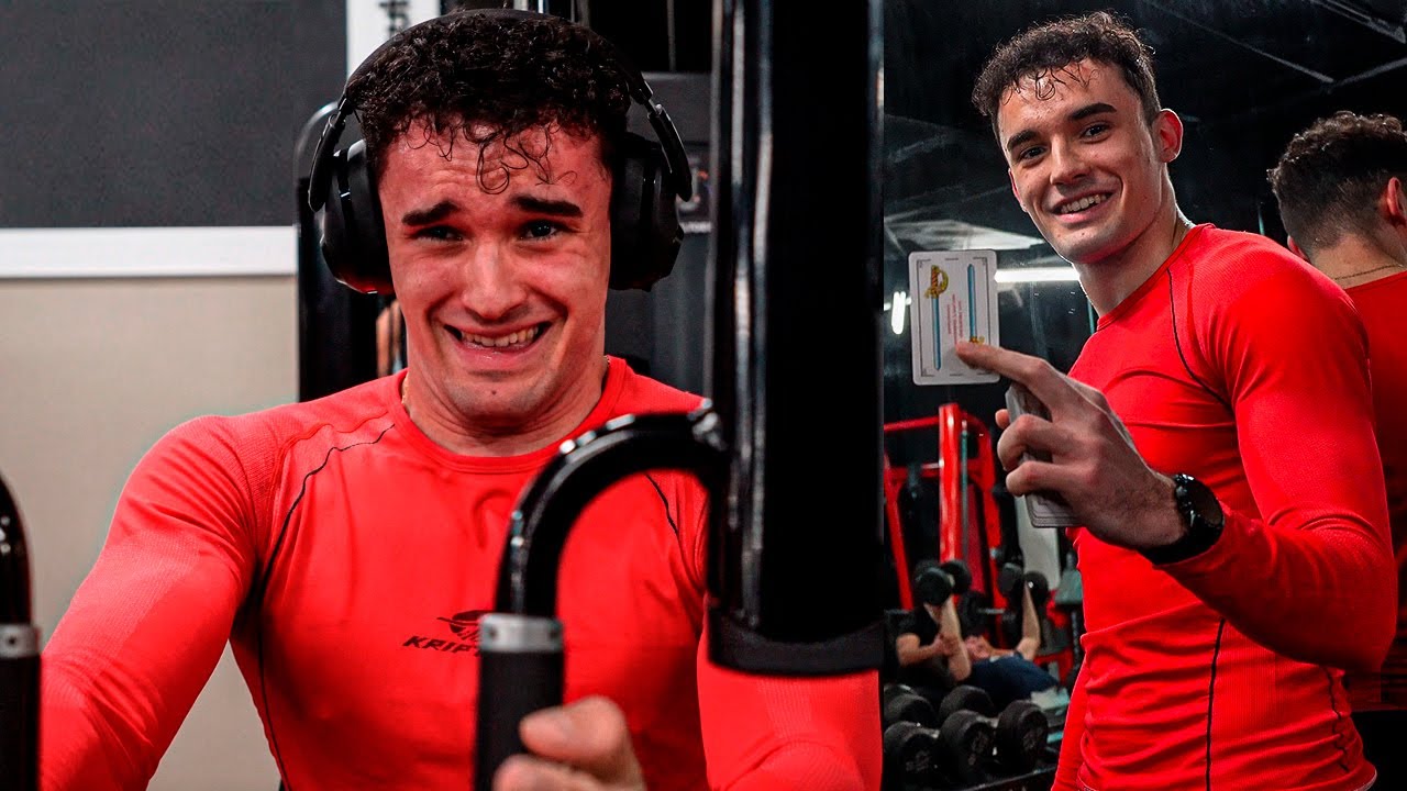 Entrenamiento de Pecho y haciendo Magia en el GYM - YouTube