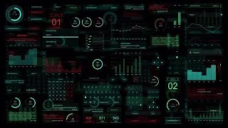 Hi-tech Screen Data Stock Motion Graphics